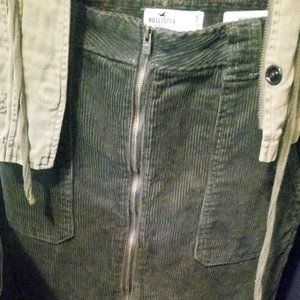 Hollister Cord Mini Skirt